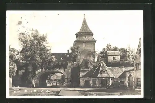 AK Ulm a.D., Blick zum Zundeltor