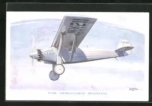 AK Ryan Trans-Atlantic Monoplane, Flugzeug