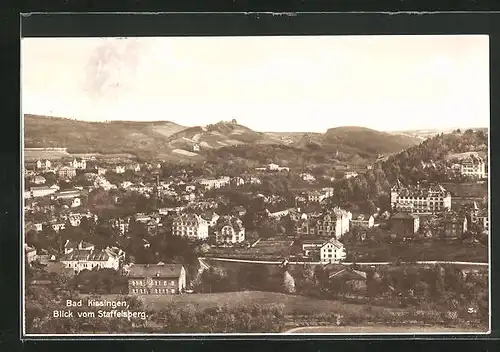 AK Bad Kissingen, Blick vom Staffelsberg