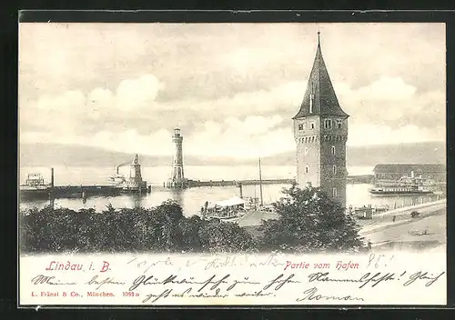 AK Lindau i. B., Partie am Hafen