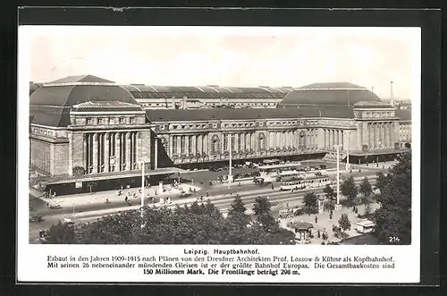 AK Leipzig, Hauptbahnhof