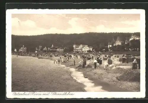 AK Binz / Rügen, Strandpartie