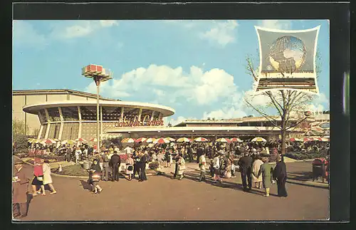 AK New York, World`s Fair 1964-1965, Schaefer Center, Ausstellung