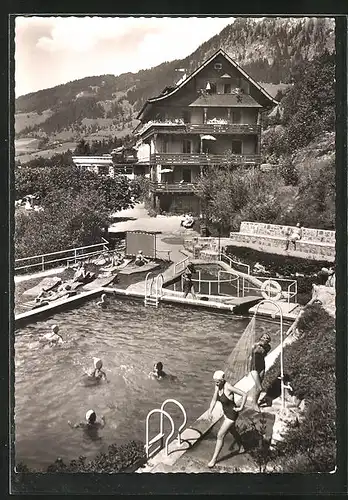 AK Hindelang im Allgäu, Schwefel-Moorbad des Kurhotel Luitpoldbad