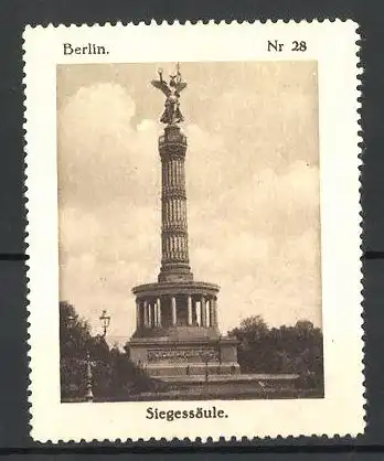 Reklamemarke Berlin, an der Siegessäule, Bild 28