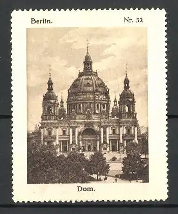 Reklamemarke Berlin, Blick auf den Dom, Bild 32