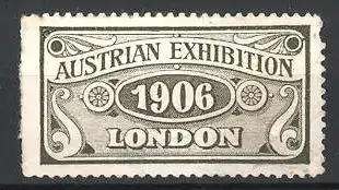 Reklamemarke London, Austrian Exhibition 1906