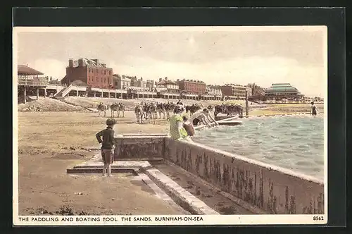 AK Burnham-on-Sea, the Paddling and Boating Pool, the Sands