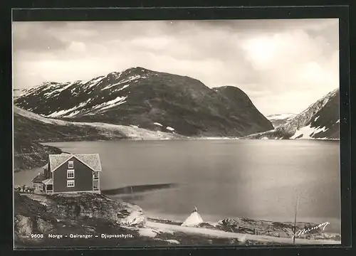 AK Geiranger, Djupvasshytta, Blick über den See
