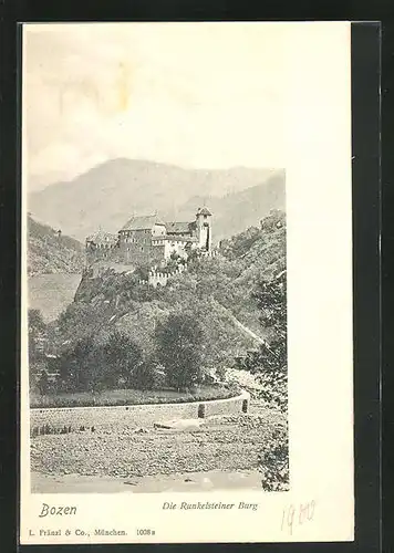 AK Bozen, Blick zur Runkelsteiner Burg