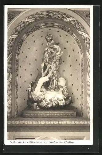 AK Rajhenburg, N.-D. de la Delivrance, La Statue du Cloitre