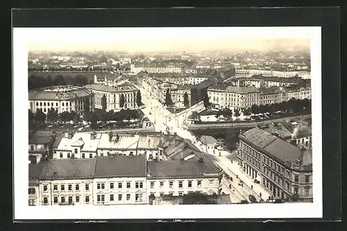 AK Königgrätz / Hradec Kralove, Blick über die Dächer der Stadt