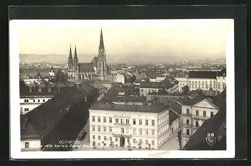 AK Olomouc, Pohled veze kostela Panny Maria Snezne