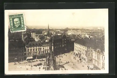 AK Olmütz, Blick vom Rathausturm