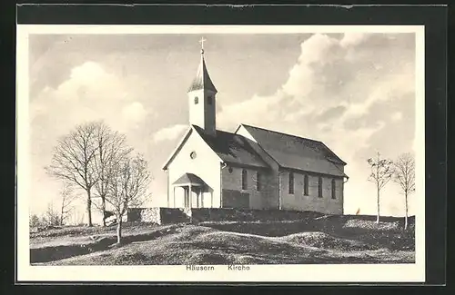 AK Häusern, Partie an der Kirche