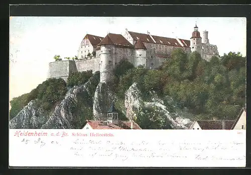 AK Heidenheim a. d. Br., Schloss Hellenstein