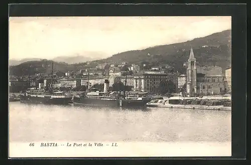 AK Bastia, Le Port et la Ville