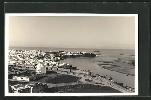 AK Rabat, Blick auf die gesamte Stadt und den Hafen