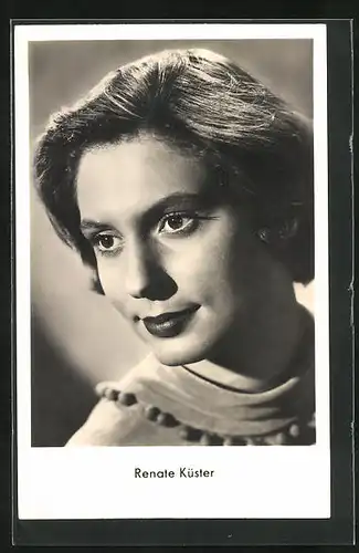 AK Schauspieler Renate Küster in dem DEFA - Film Zwischenfall in Benderath