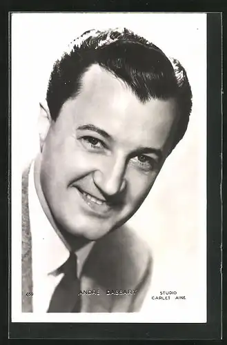 AK Schauspieler Andre Dassary lächeln in die Kamera