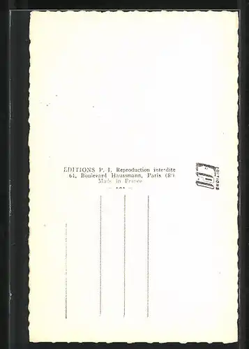 AK Schauspieler Marie Bizet mit fragendem Blick in die Ferne