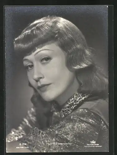 AK Schauspielerin Heli Finkenzeller mit charmantem Blick