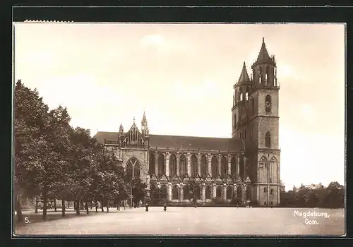 AK Magdeburg, Blick zum Dom