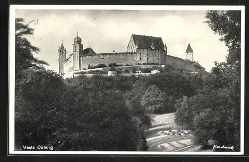 AK Coburg, Blick auf die Veste