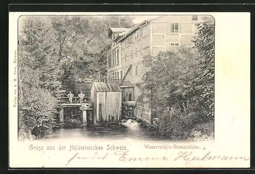 AK Gremsmühlen, an der Wassermühle