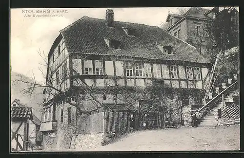 AK Stolberg / Harz, alte Superintendantur