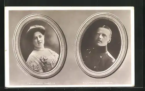 AK Erzherzogin Isabella, Prinz Georg von Bayern