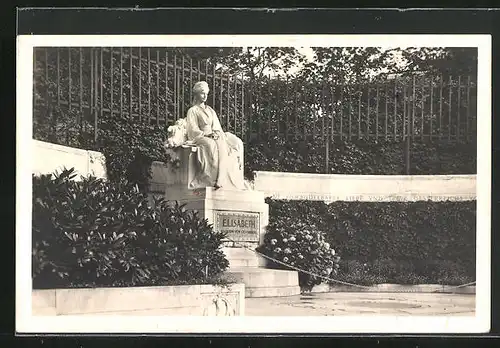 AK Wien, Kaiserin Elisabeth (Sissi) von Österreich von Hans Bitterlich im Volksgarten