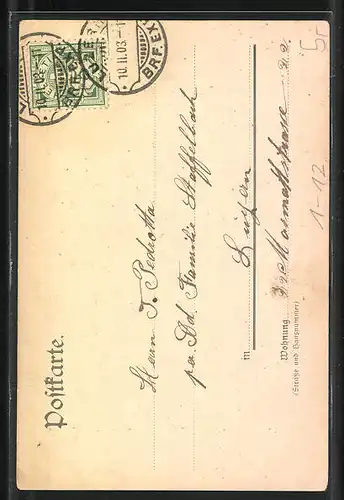 AK Kronprinzessin Luise von Sachsen und André Giron