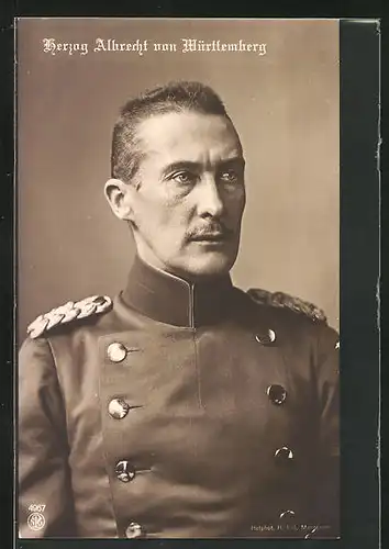 AK Herzog Albrecht von Württemberg in Uniform