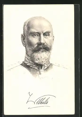 AK König Wilhelm II. von Württemberg in Uniform