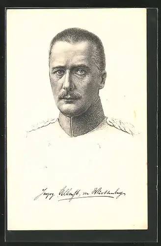 AK Herzog Albrecht von Württemberg in Uniform