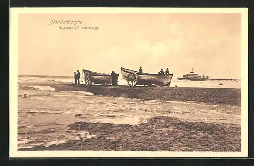 AK Blankenberghe, Barques de sauvetage, Seenotrettungsboote