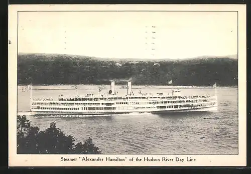 AK Steamer Alexander Hamilton of the Hudson River Day Line, Binnenschiff