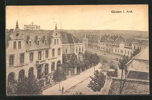 AK Güsten i. Anh., Hotel Thüringer Hof