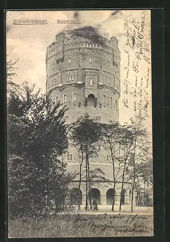 AK Wilhelmshaven, Ansicht vom Wasserturm