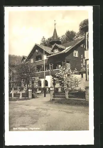 AK Bad Harzburg, Hotel Hatzheim im Sonnenschein