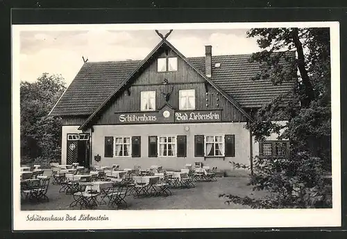 AK Bad Liebenstein, Gasthof Schützenhaus von O. Staudacher