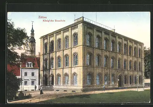 AK Zittau, Königliche Bauschule