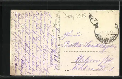 AK Timmendorfer Strand, Segelboote am Strand