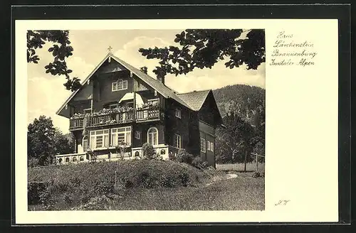 AK Brannenburg / Obb., Hotel Haus Lärchenstein
