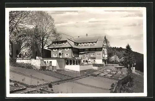 AK St. Peter /Schwarzwald, Hotel Haus Lindenberg