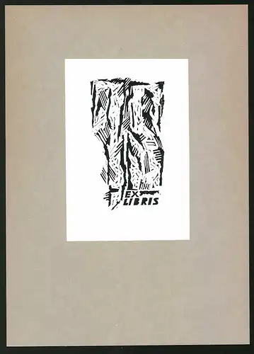 Exlibris Andrzej Szeles, Abstraktes Muster
