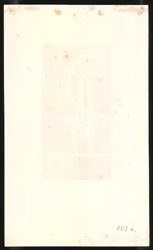 Exlibris Maria Peyrer Angermann, Blume in der Vase