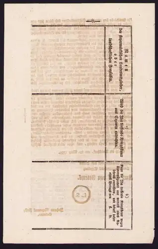 Umlaufschreiben, Graz, Schreiben an die loebl. steyermärkischen Landesmitglieder und landschaftl. Freysassen von 1799