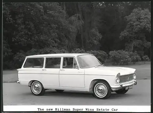 Fotografie Auto Hillman Super Minx Estate Car